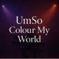 Cover with blue and red light